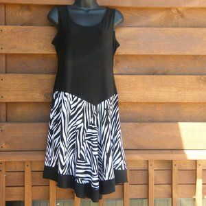 Zebra Print Petite Dress